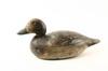 Appraisal: DECOY - Mason carved wood-duck hen decoy brown painted body