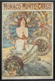 Appraisal: After Alphonse Mucha Monaco Monte Carlo after the original poster