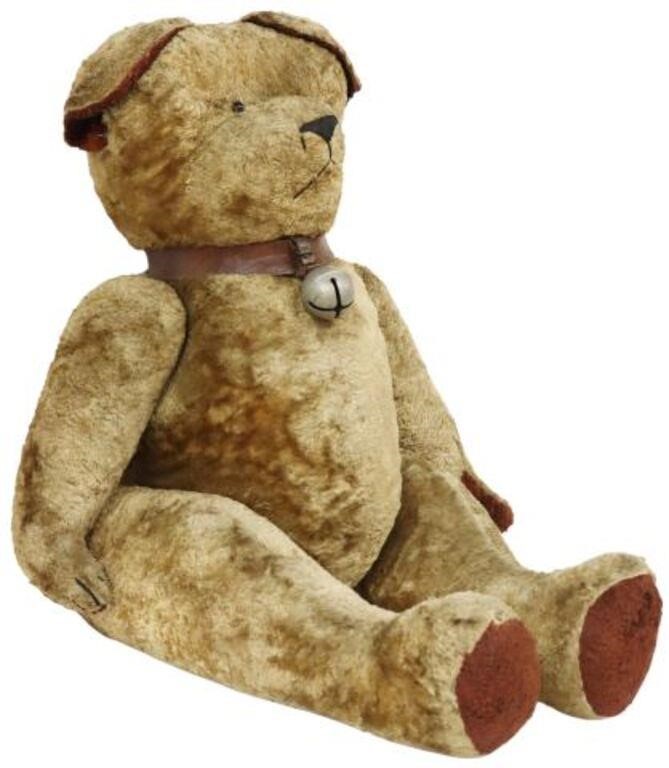 Appraisal: Large teddy bear early to mid th c with jointed