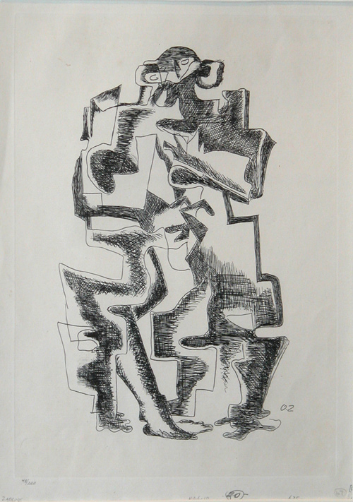 Appraisal: Untitled Zadkine Ossip Russian French - Etching x inches of