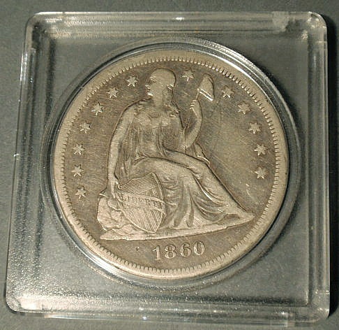 Appraisal: U S silver dollar Seated Liberty