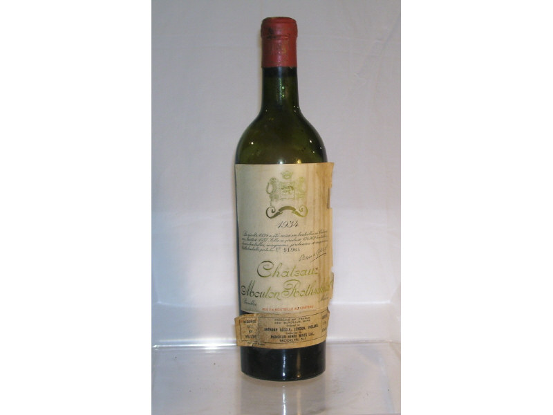 Appraisal: Chateau Mouton Rothschild Vintage - ml bottle Low -shoulder level