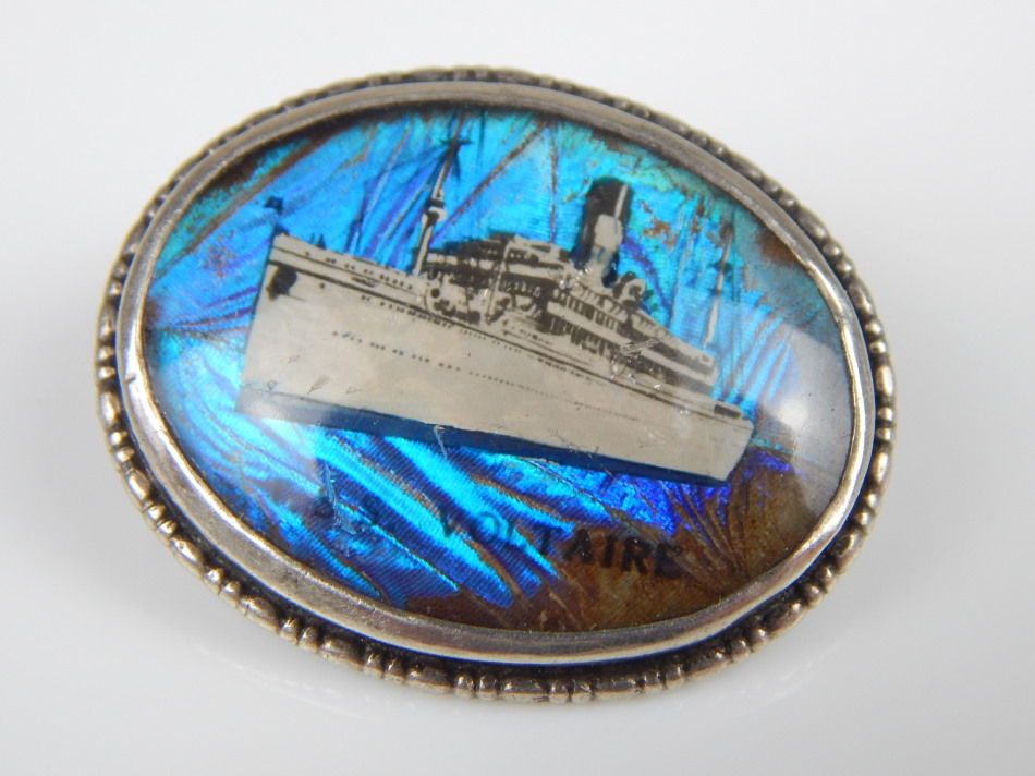 Appraisal: A shipping related brooch for T S S Voltaire on