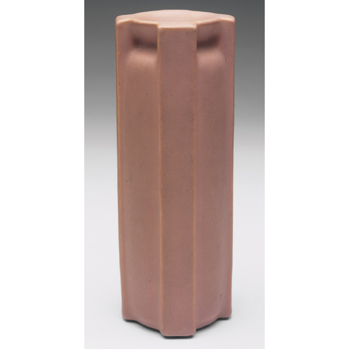 Appraisal: Good Teco vase designed by W D Gates cylindrical shape