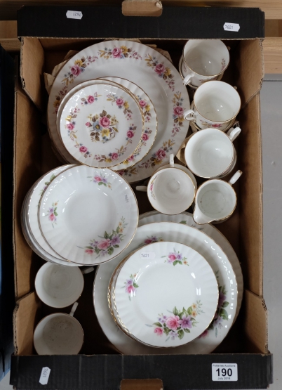 Appraisal: A mixed collection of items to include Floral Royal Stafford