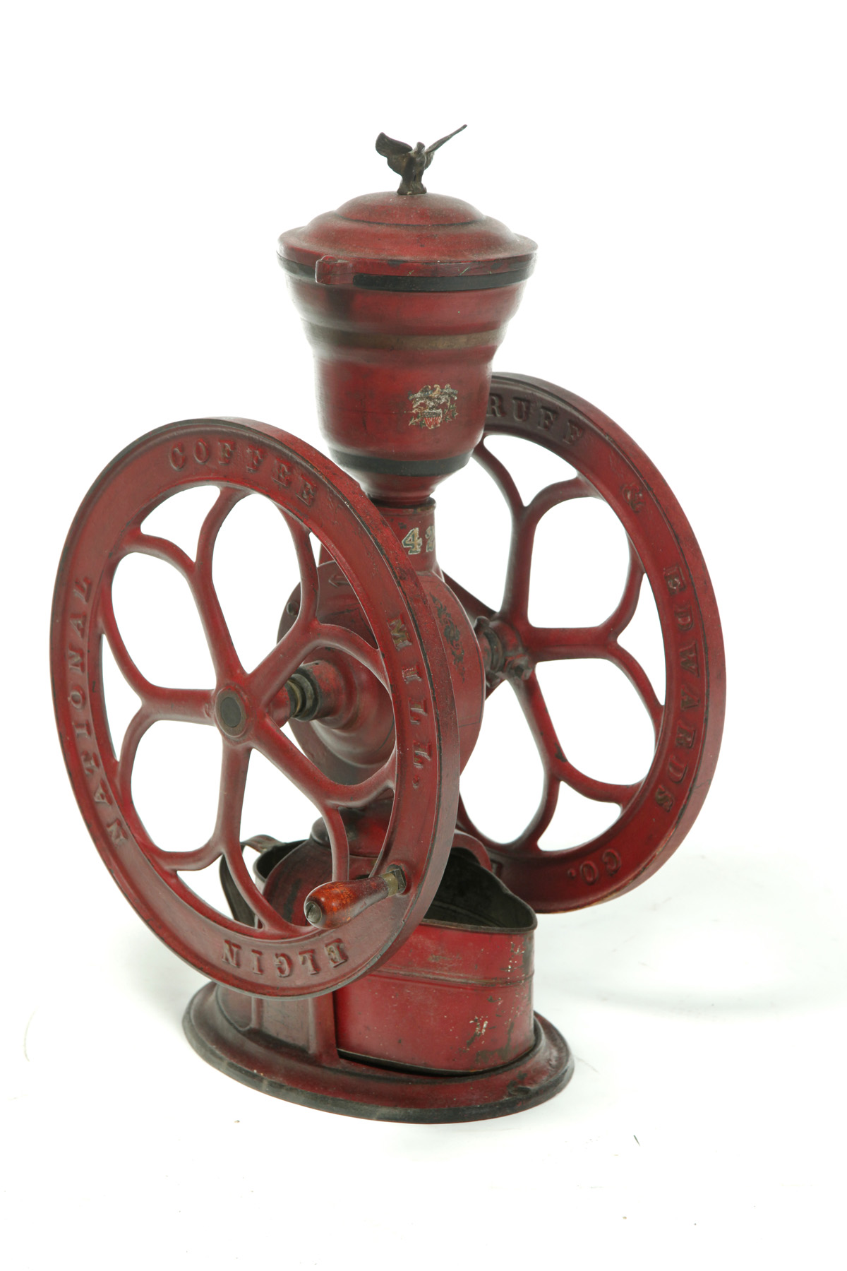 Appraisal: WOODRUFF EDWARDS ELGIN NATIONAL COFFEE MILL Illinois late th century