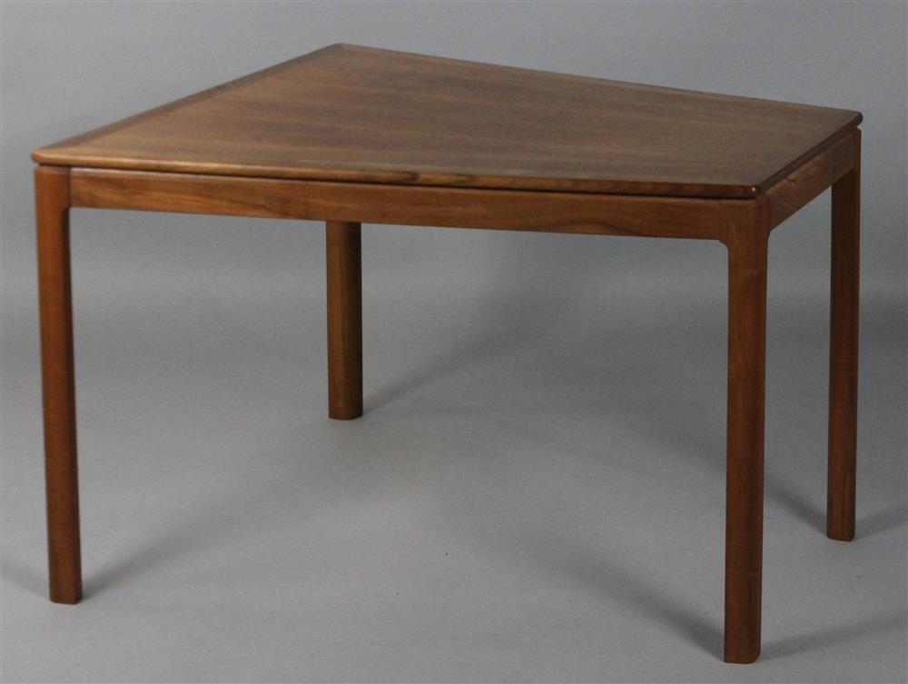 Appraisal: TWO FOLKE OHLSSON FOR DUX DANISH MODERN TEAK TRAPEZOIDAL AND