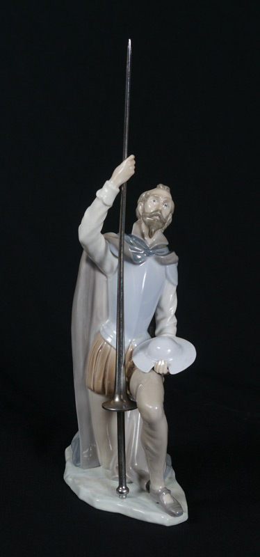 Appraisal: LLADRO PORCELAIN FIGURINE The Quest Don Quixote Salvador Furio sculptor