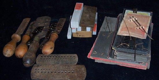 Appraisal: Various needles oiled sharpening stones drill gauges etc