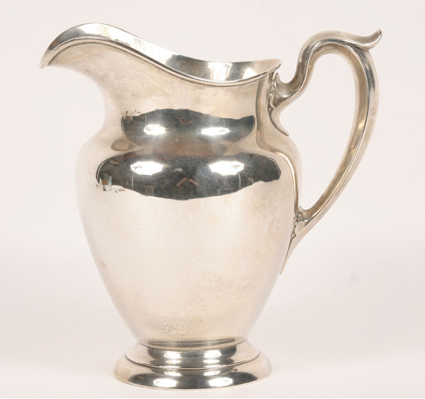 Appraisal: Gorham sterling silver water pitcher pint oz H