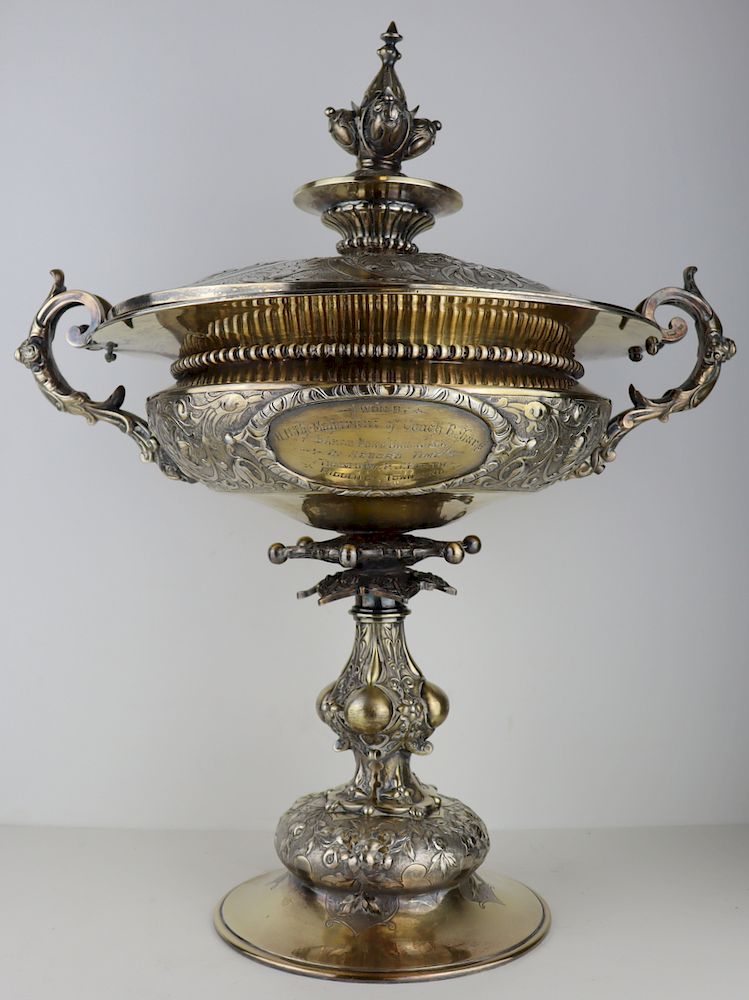 Appraisal: SILVER Robert Hennell III English Silver Trophy Mid th century