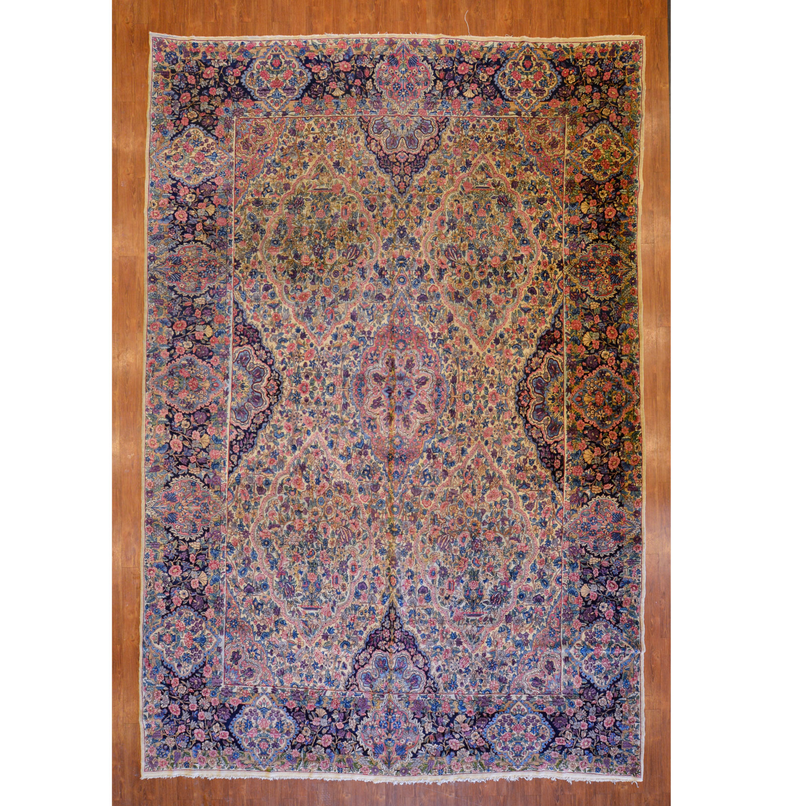 Appraisal: SEMI-ANT LAVAR KERMAN CARPET PERSIA X Second quarter- th century