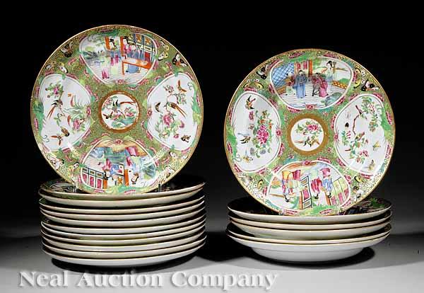 Appraisal: A Canton Rose Medallion Partial Dinner Service early-to-mid th c