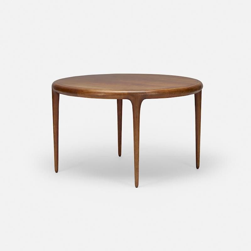 Appraisal: Vladimir Kagan dining table model VK Vladimir Kagan dining table