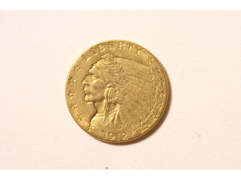 Appraisal: Indian Head Gold Quarter Eagle AU Collection of a NC