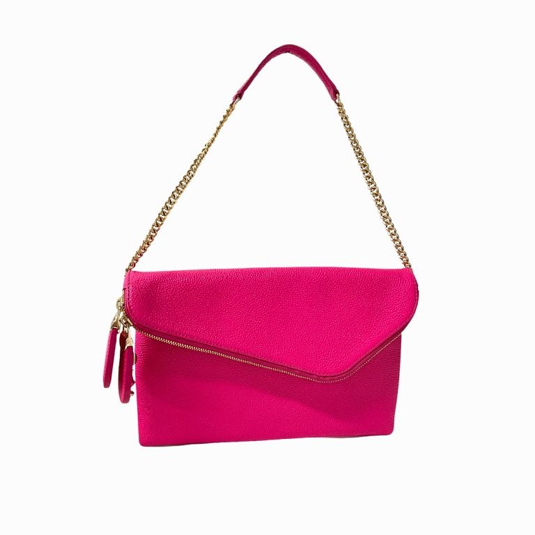 Appraisal: Henri Bendel Pink Debutante Convertible Clutch Henri Bendel Pink Debutante