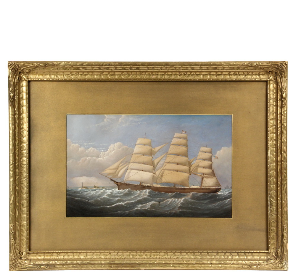 Appraisal: JAMES H WHELDON UK - - Clipper Ship Three Brothers