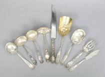 Appraisal: Lot of Assorted Sterling Silver Serving Pieces Lot of nine