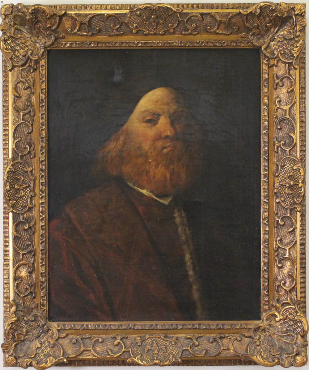 Appraisal: PORTRAIT OF A DUTCH GENTLEMAN OIL ON CANVAS late th