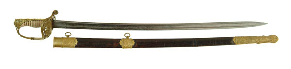 Appraisal: CIVIL WAR PRESENTATION NON-REGULATION STAFF AND FIELD OFFICER S SWORD