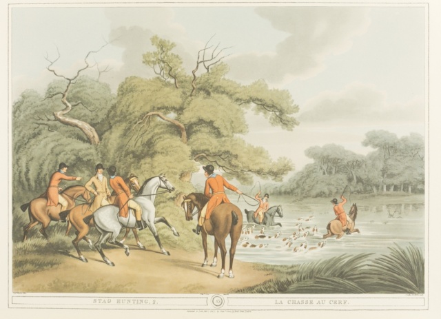 Appraisal: Ten Prints of Various Hunting Scenes Partridge Shooting Rabbit Shooting