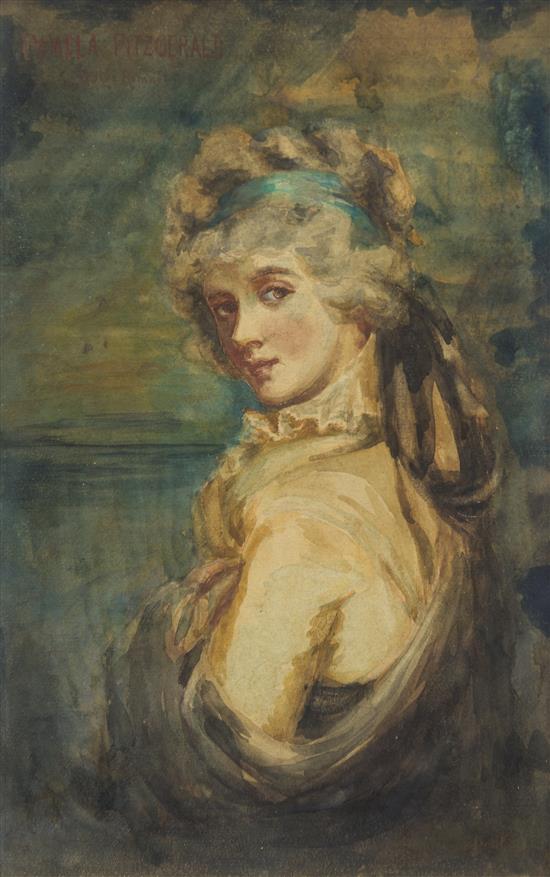 Appraisal: Sale Lot Attributed to George Romney British - Pamela Fitzgerald