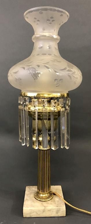 Appraisal: Small Cornelius Co Astral Lamp Small Cornelius Co Astral Lamp