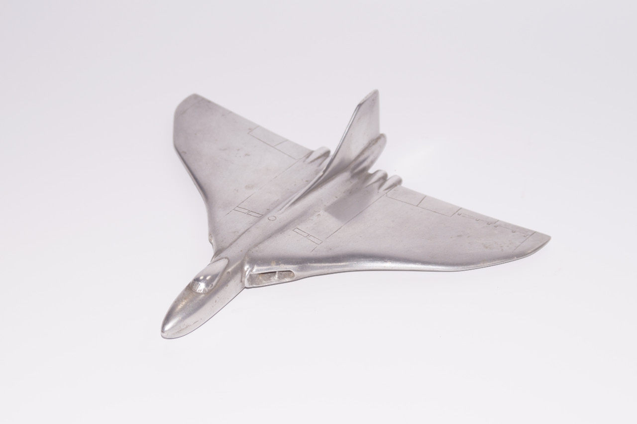 Appraisal: A 's hand made alloy model of an Avro Vulcan