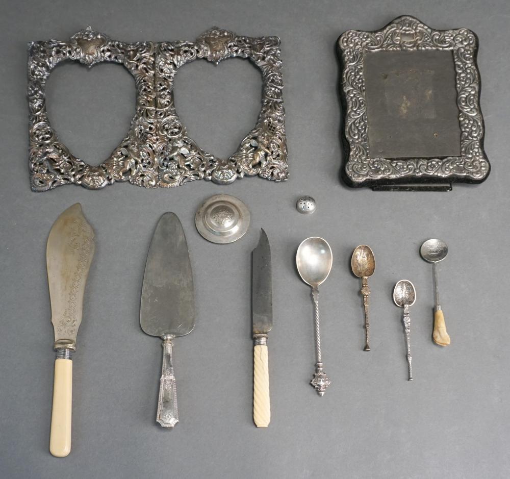 Appraisal: GROUP OF ASSORTED SILVER AND SILVERPLATE PERSONAL ARTICLES INCLUDING KOCH