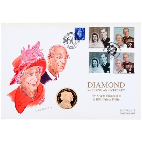 Appraisal: Gold coin United Kingdom in a commemorative first day cover