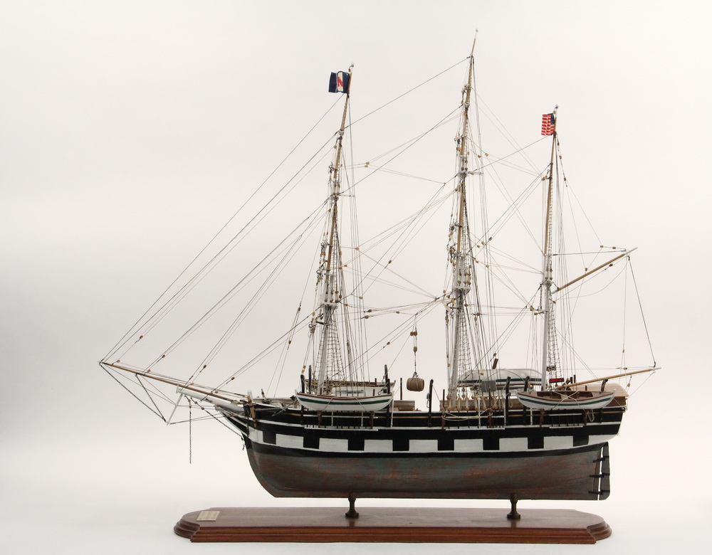 Appraisal: SHIP MODEL - Whaling Bark 'Charles W Morgan' scale -