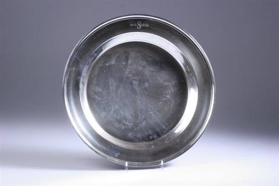 Appraisal: TIFFANY CO STERLING SILVER CIRCULAR PLATTER mid- th century Simple