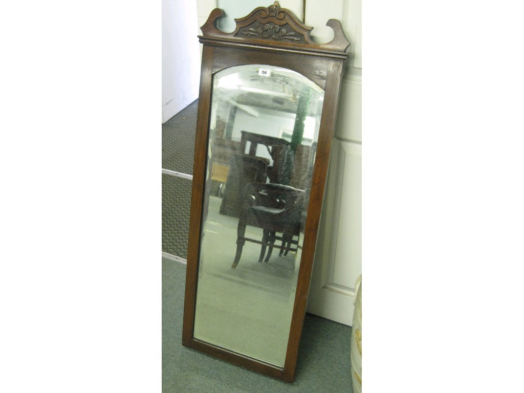 Appraisal: Mahogany framed mirror