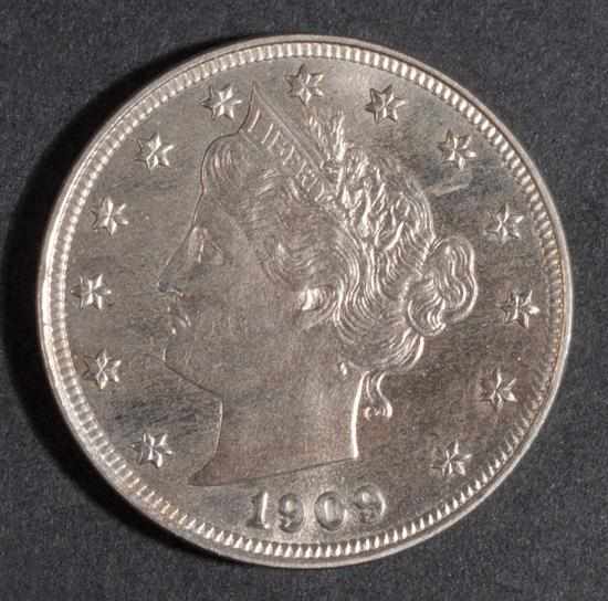 Appraisal: United States Liberty head type nickel five-cent piece Proof Estimate