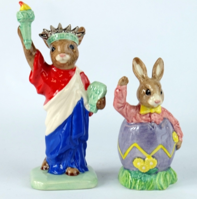 Appraisal: Royal Doulton Bunnykins Easter Surprise DB with Pascoe Backstamp and