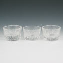 Appraisal: Lot of three Tipperary Crystal bowls Marked Tipperary All are