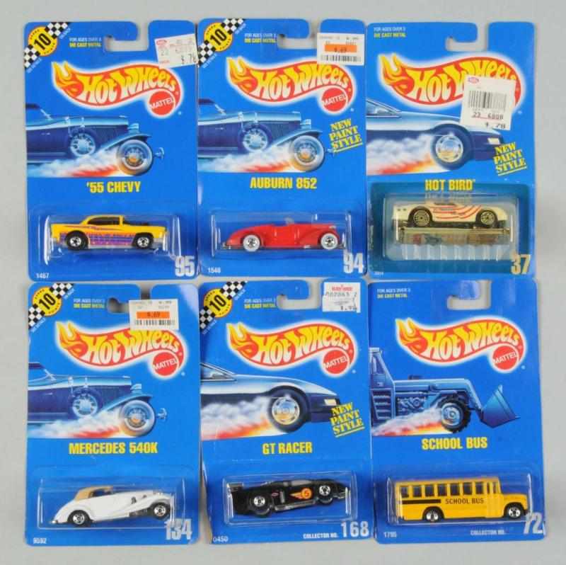 Appraisal: Lot of Mattel Hot Wheels Blue Card Vehicles Description Includes