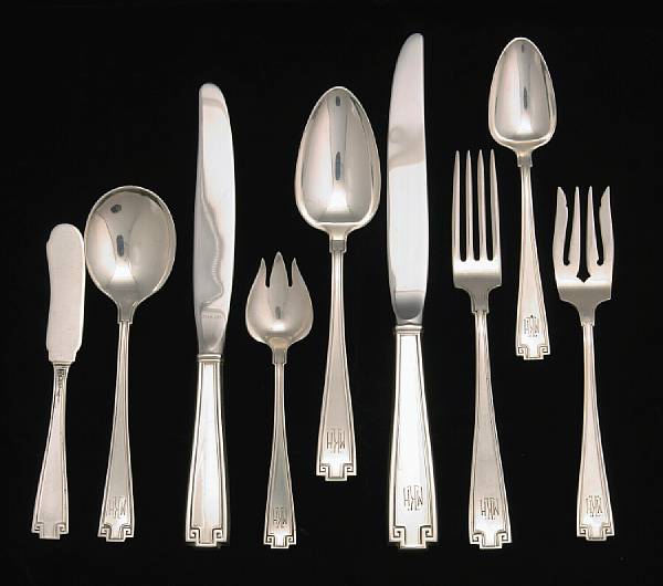 Appraisal: Property of various owners Comprising table forks dessert forks salad