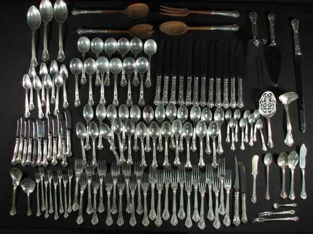 Appraisal: Lot of assorted sterling silver flatware in the popular ''Chantilly''