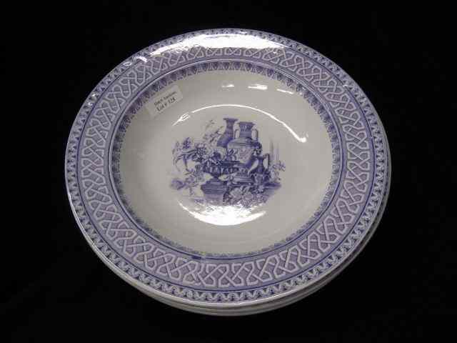 Appraisal: Set of Victorian Transferware Bowls lilac '' diameter excellent