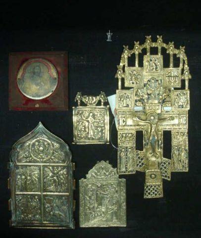 Appraisal: Lot of Russian Icons Appear to have some age The