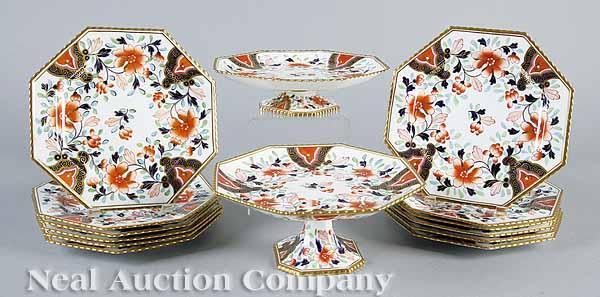 Appraisal: A Copeland Spode Porcelain Partial Dessert Service c comprised of