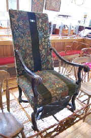 Appraisal: TH CENTURY WILLIAM AND MARY STYLE ARMCHAIR A F