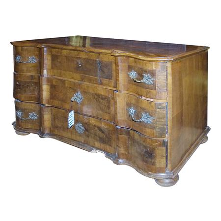 Appraisal: South German Baroque Baroque Walnut Commode Estimate -