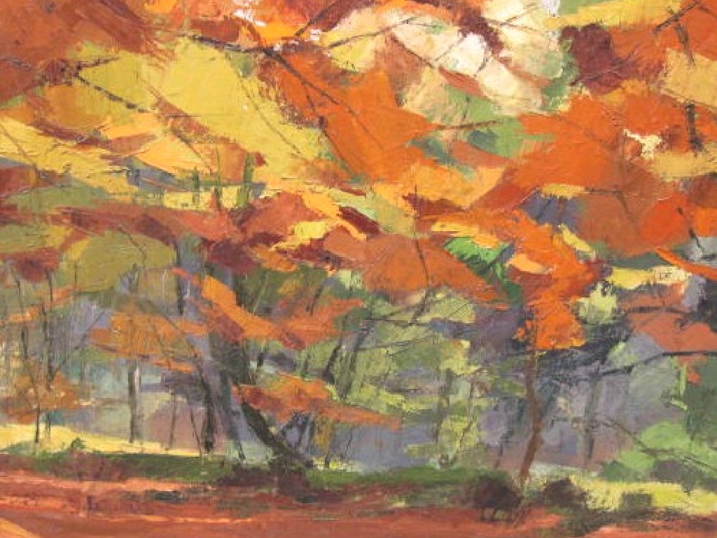 Appraisal: BRIAN T N BENNETT Autumn Ashridge signed with initials x