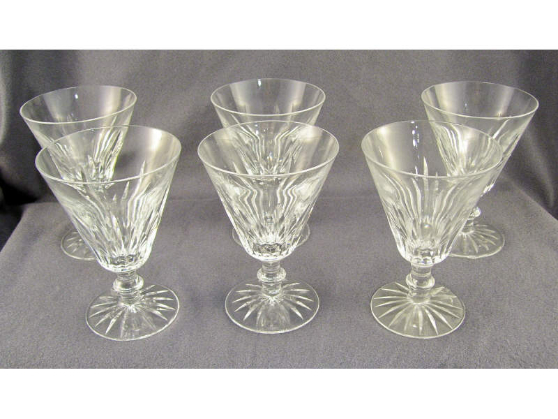 Appraisal: - Waterford Eileen Goblets Six crystal goblets signed Waterford measures