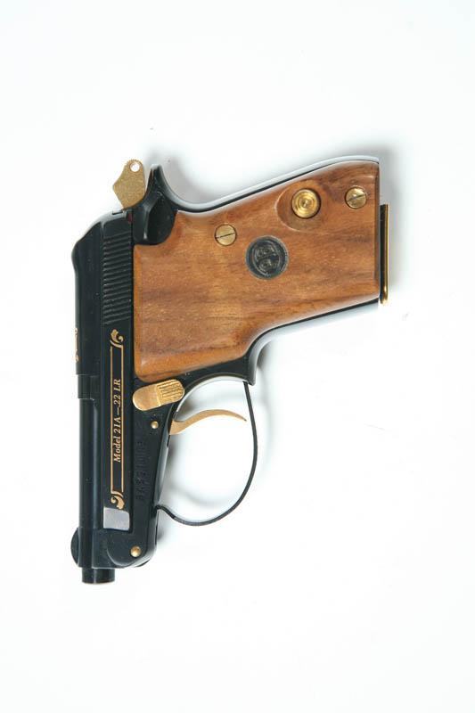 Appraisal: BERETTA SEMI-AUTOMATIC PISTOL A Model caliber pistol in the original