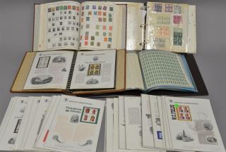 Appraisal: Two American Commemorative Collections stamps and two stamp albums Two