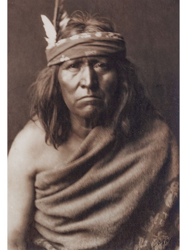 Appraisal: Edward Sheriff Curtis American - Renegade Type-Apache Edward Sheriff Curtis