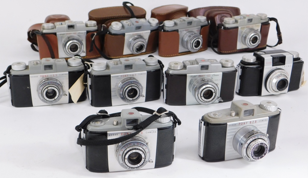 Appraisal: GROUP OF KODAK PONY CAMERAS Group of Kodak Pony and